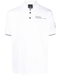 Мужская белая футболка-поло с принтом от North Sails