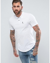 Мужская белая футболка-поло с принтом от Religion
