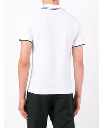 Мужская белая футболка-поло с принтом от McQ Alexander McQueen