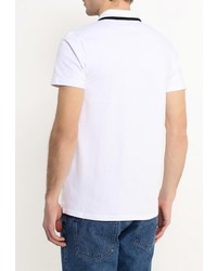 Мужская белая футболка-поло от ADPT