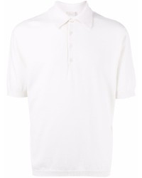Мужская белая футболка-поло от Agnona