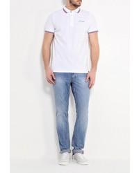 Мужская белая футболка-поло от Animal