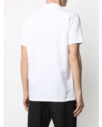 Мужская белая футболка-поло от Alexander McQueen