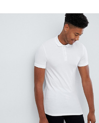 Мужская белая футболка-поло от ASOS DESIGN