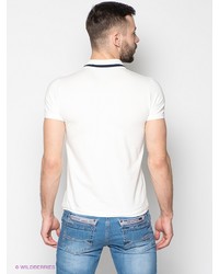 Мужская белая футболка-поло от BAGGAGE