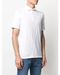 Мужская белая футболка-поло от Fedeli