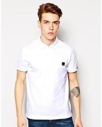 Мужская белая футболка-поло от Bench