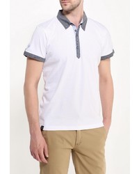 Мужская белая футболка-поло от Best Mountain