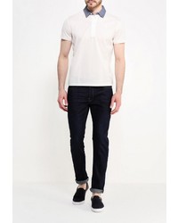 Мужская белая футболка-поло от Blauer