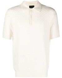 Мужская белая футболка-поло от Brioni