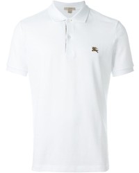 Мужская белая футболка-поло от Burberry