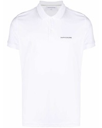 Мужская белая футболка-поло от Calvin Klein Jeans