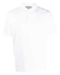 Мужская белая футболка-поло от Canali