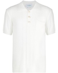 Мужская белая футболка-поло от Casablanca