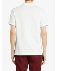 Мужская белая футболка-поло от Burberry