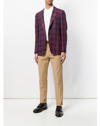 Мужская белая футболка-поло от Isaia