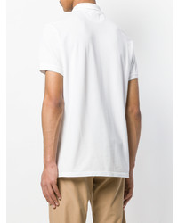 Мужская белая футболка-поло от Isaia