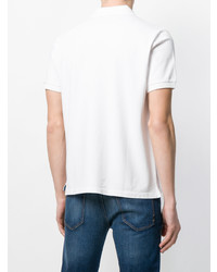Мужская белая футболка-поло от Jacob Cohen