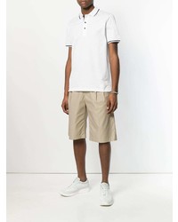 Мужская белая футболка-поло от Paul & Shark