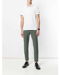 Мужская белая футболка-поло от Rrd