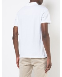 Мужская белая футболка-поло от A.P.C.
