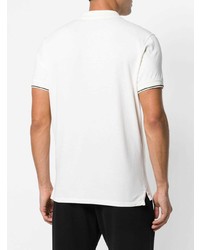 Мужская белая футболка-поло от CP Company