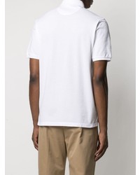 Мужская белая футболка-поло от Fedeli