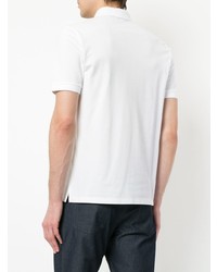 Мужская белая футболка-поло от Gieves & Hawkes