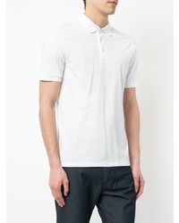 Мужская белая футболка-поло от Gieves & Hawkes