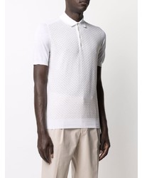 Мужская белая футболка-поло от Malo