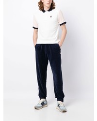 Мужская белая футболка-поло от Fila