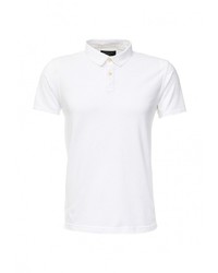Мужская белая футболка-поло от Cortefiel