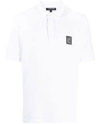 Мужская белая футболка-поло от costume national contemporary