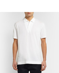 Мужская белая футболка-поло от Gucci