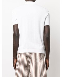 Мужская белая футболка-поло от Ballantyne