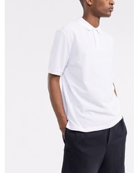 Мужская белая футболка-поло от There Was One