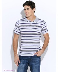 Мужская белая футболка-поло от D.S