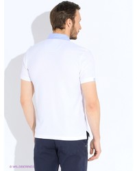 Мужская белая футболка-поло от Dasmann