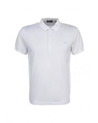 Мужская белая футболка-поло от DKNY