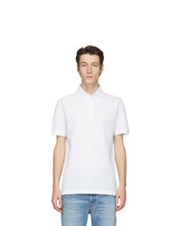 Мужская белая футболка-поло от Dolce and Gabbana