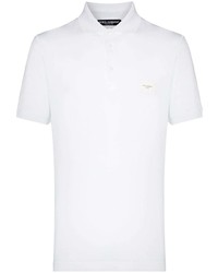 Мужская белая футболка-поло от Dolce & Gabbana