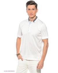 Мужская белая футболка-поло от Donatto