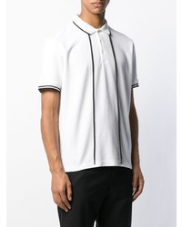 Мужская белая футболка-поло от Blackbarrett