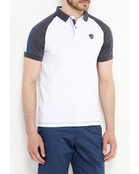 Мужская белая футболка-поло от EA7