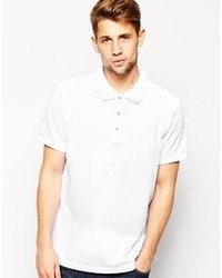 Мужская белая футболка-поло от Esprit