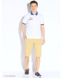 Мужская белая футболка-поло от Fine Joyce