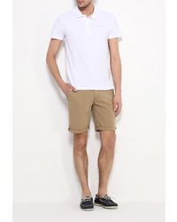 Мужская белая футболка-поло от FiNN FLARE