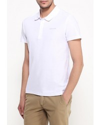 Мужская белая футболка-поло от FiNN FLARE