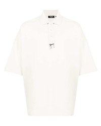 Мужская белая футболка-поло от FIVE CM