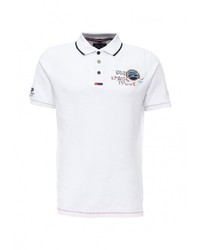 Мужская белая футболка-поло от FIVE seasons